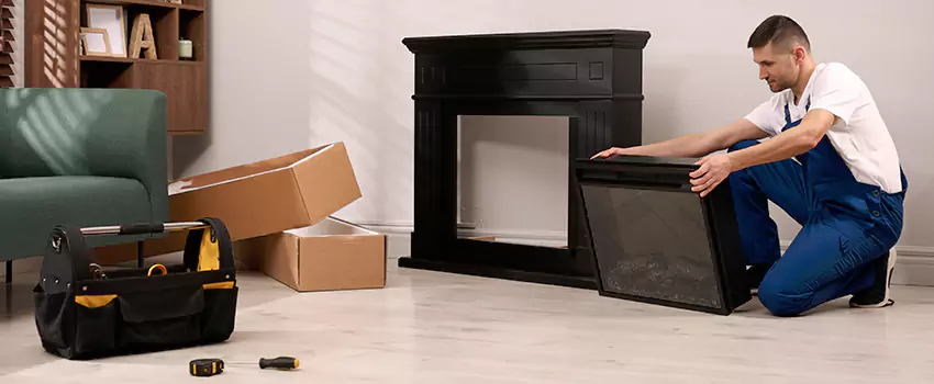 Old Rusted Metal Fireplace Repair And Replacement in Orangevale, CA